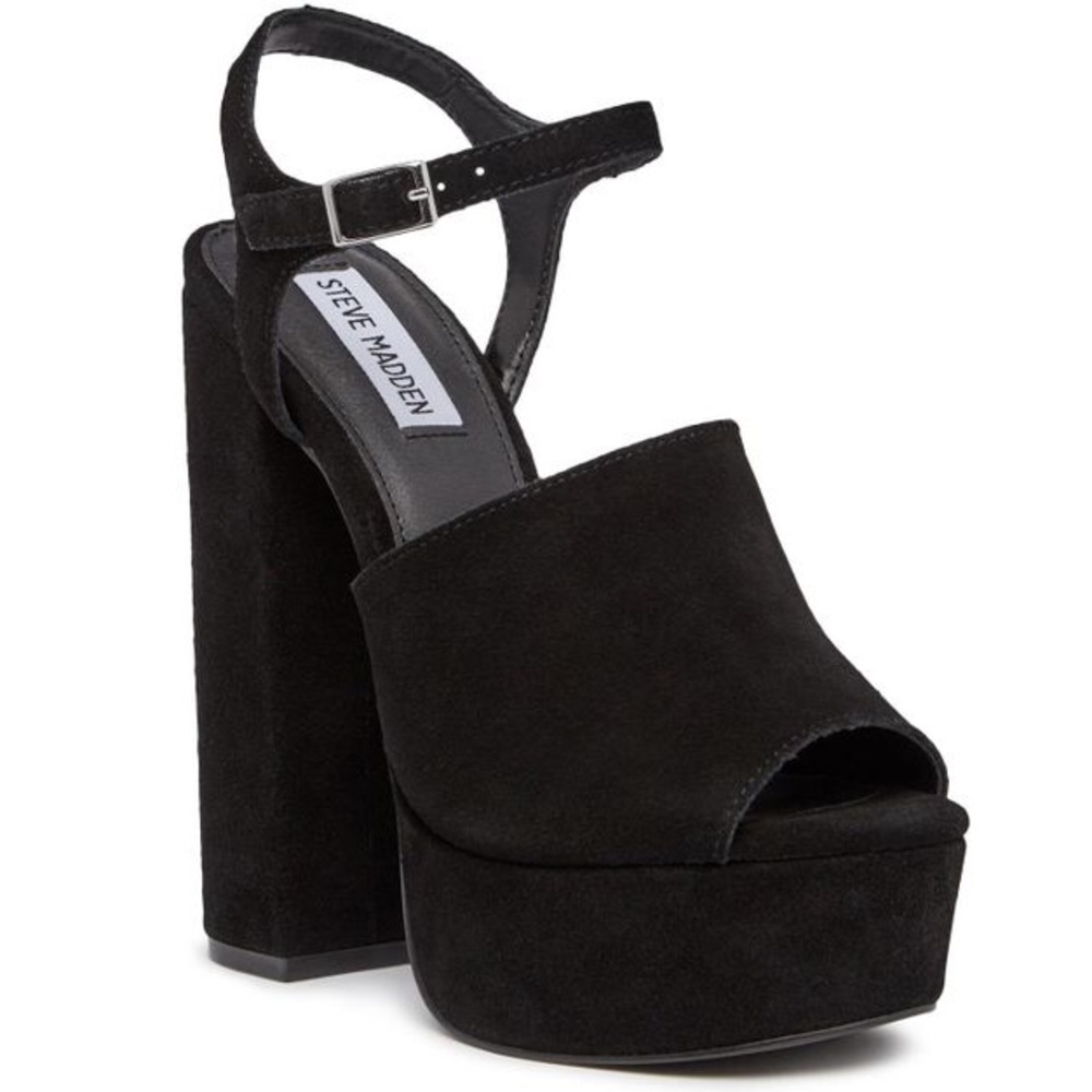 Steve Madden Melina Suede Platform Heel